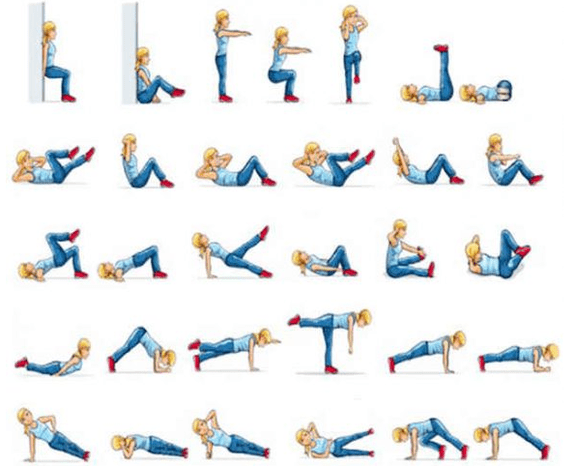 Exercise to lose weight at home